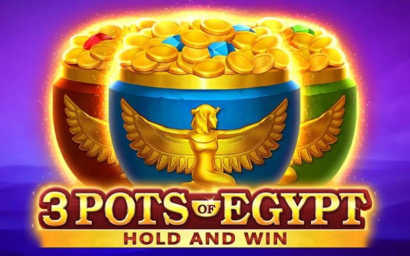 Explore the past with 3 Pots of Egypt game at Banzai Bet.