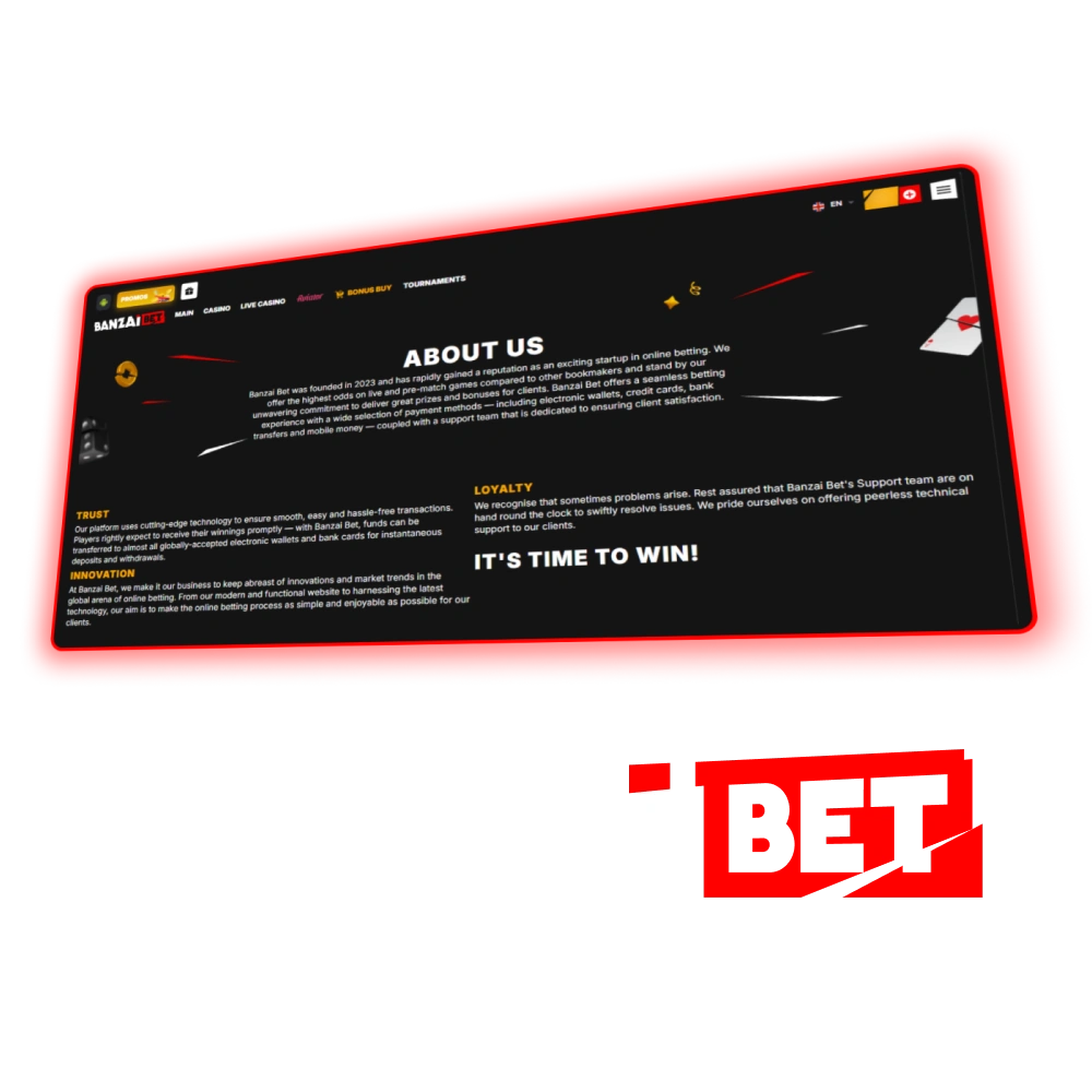 Learn about Banzai Bet in India.