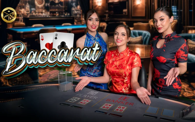 Engage in Baccarat matches on the Banzai Bet platform.