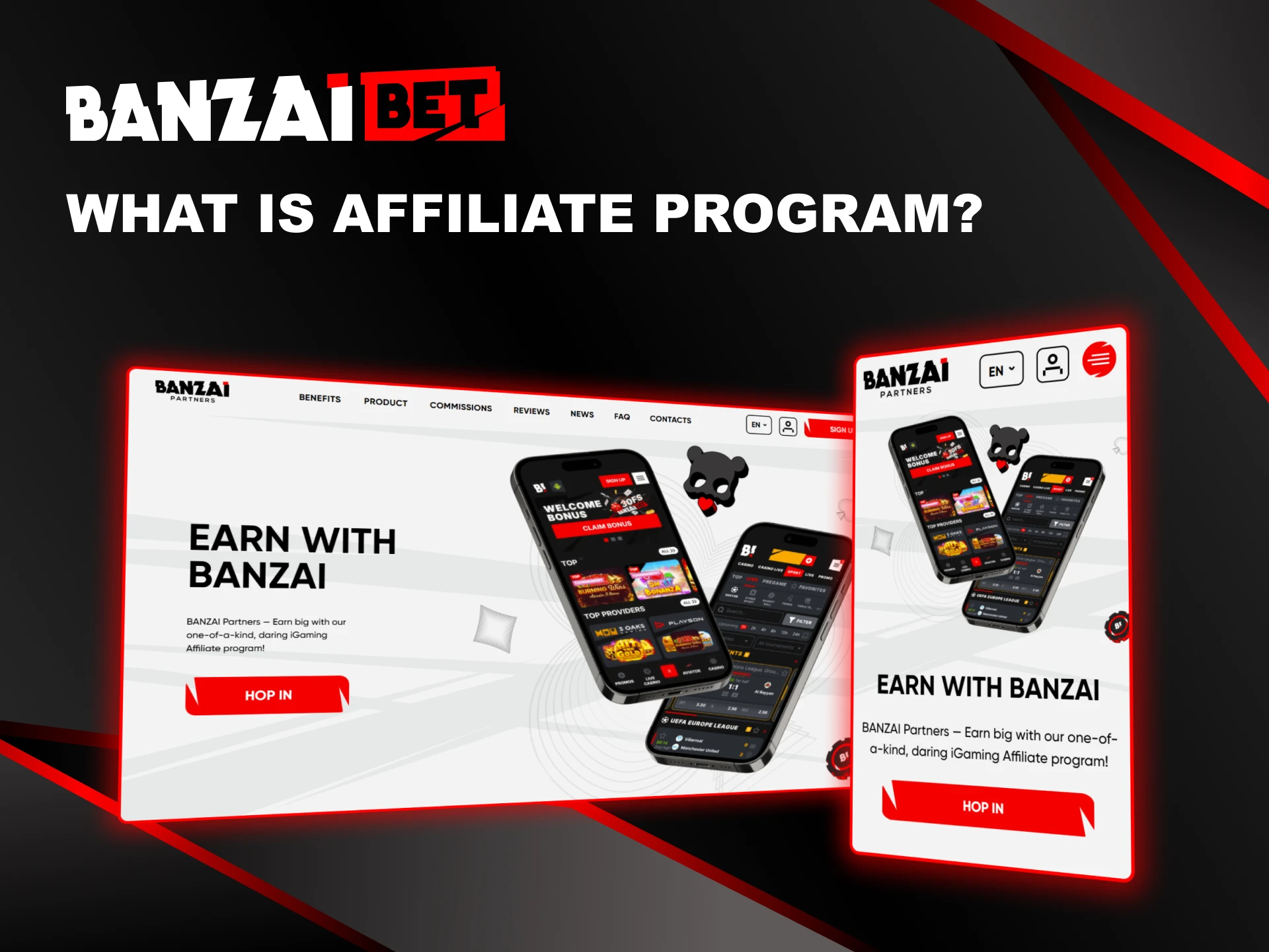 The Banzai Bet affiliate program is a marketing strategy that rewards success.