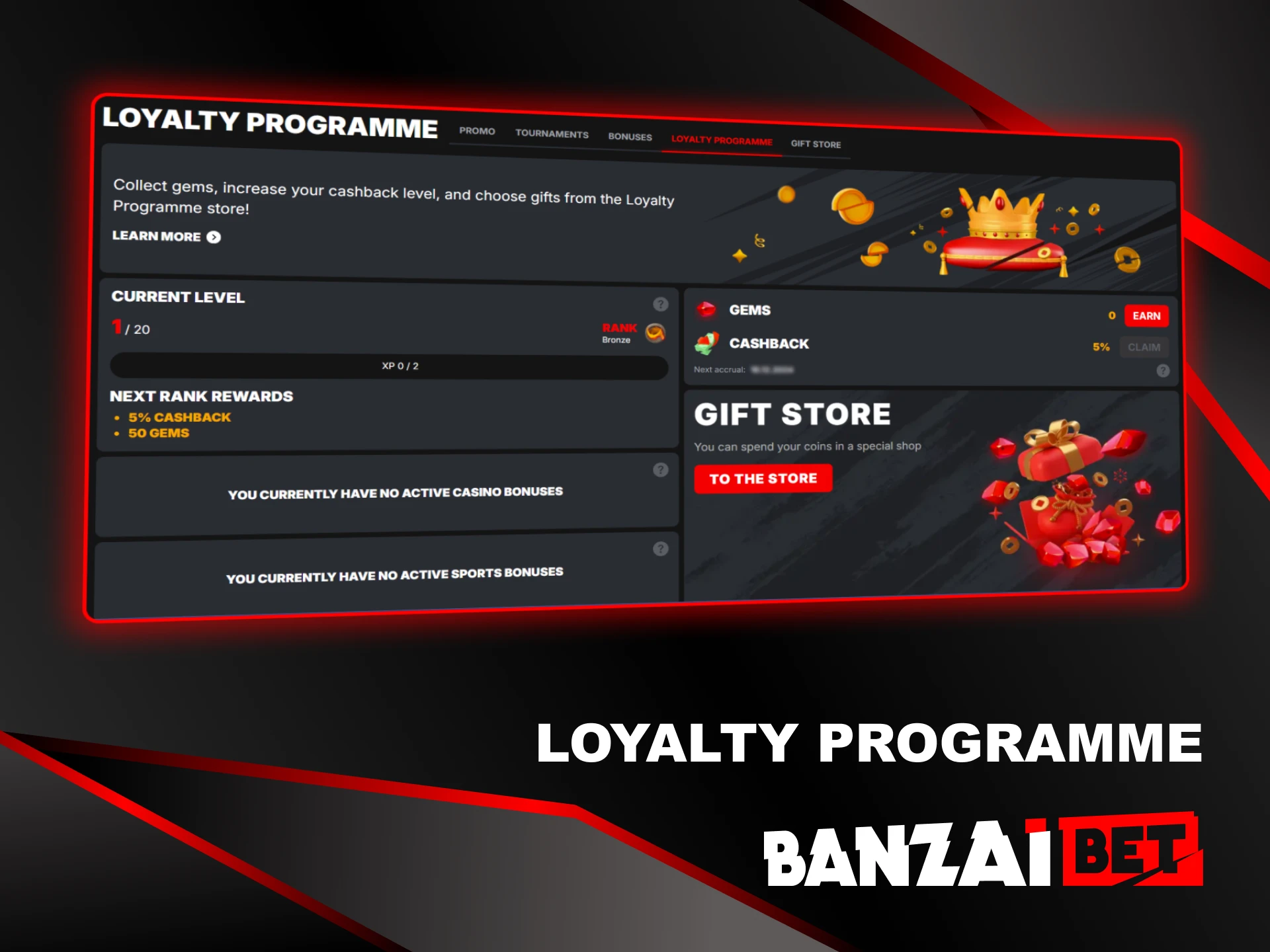 The loyalty program at Banzai Bet is tailored for players seeking to enhance their gaming experience.